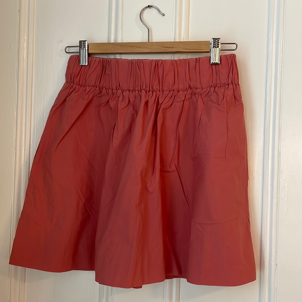 J. Crew Perfect poplin skirt